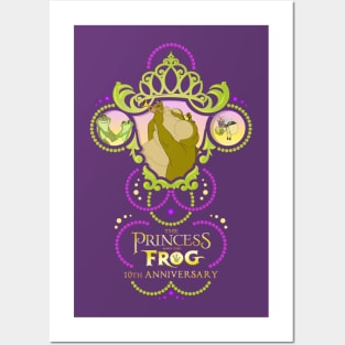 The Princess and the Frog 10th Anniversary Posters and Art